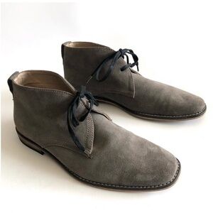 Stacy Adams Tamarack Gray Suede Chukka Boots